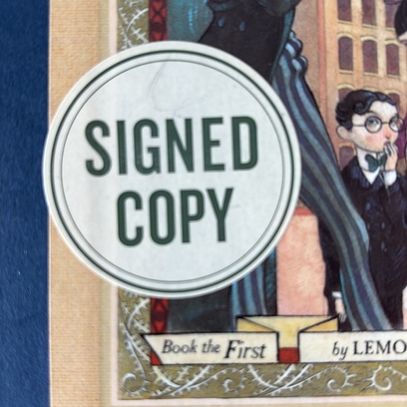 The Bad Beginning Book 1 A series of Unfortunate Events First Edition signed - Picture 2 of 7